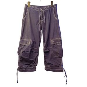 Prana y2k cargo capri pants size small